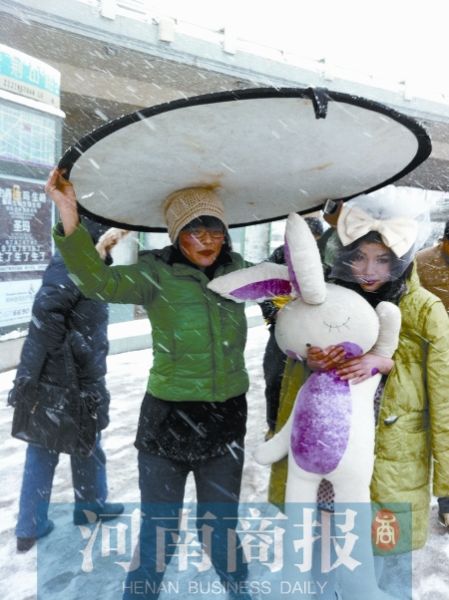 许昌为界南雨北雪 郑州昨天17时达中到大雪级别