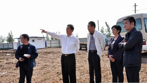 汝州市委书记李全胜到温泉镇调研指导项目建设
